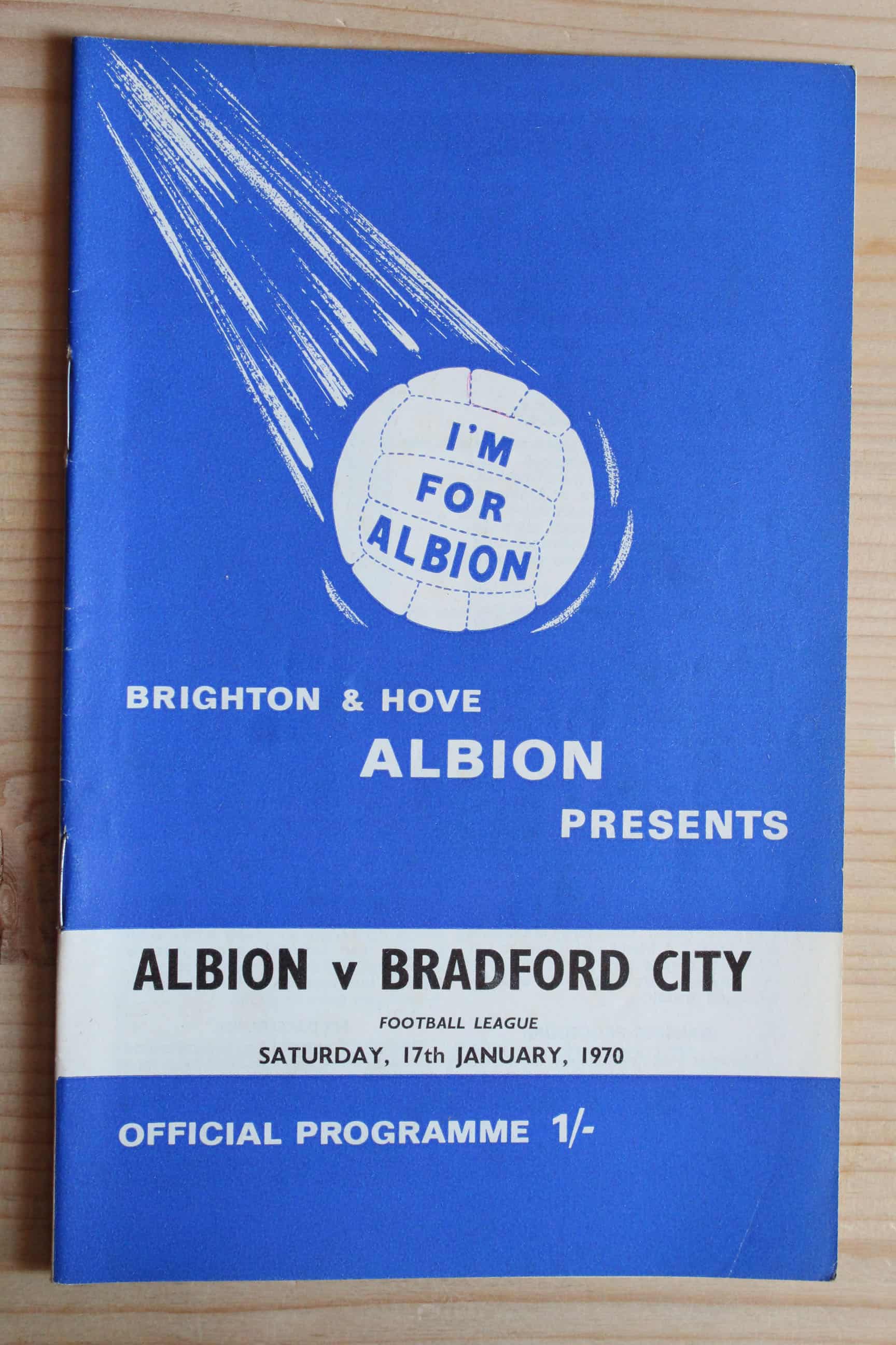 Brighton & Hove Albion FC v Bradford City FC